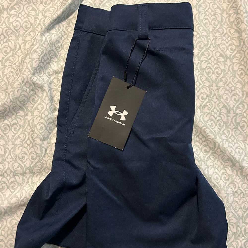 Under Armour Dark Blue Athletic Shorts